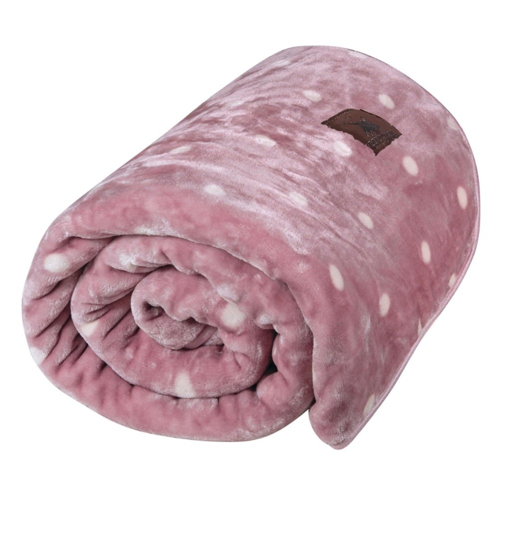 ΚΟΥΒΕΡΤΑ ΥΠΕΡΔΙΠΛΗ VELOUR GREENWICH POLO CLUB PINK - Image 3