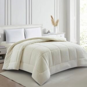 Liolios Home Κουβερτοπάπλωμα Υπέρδιπλο 220x240εκ. Sahara Off WhiteΚωδικός: liolios10454