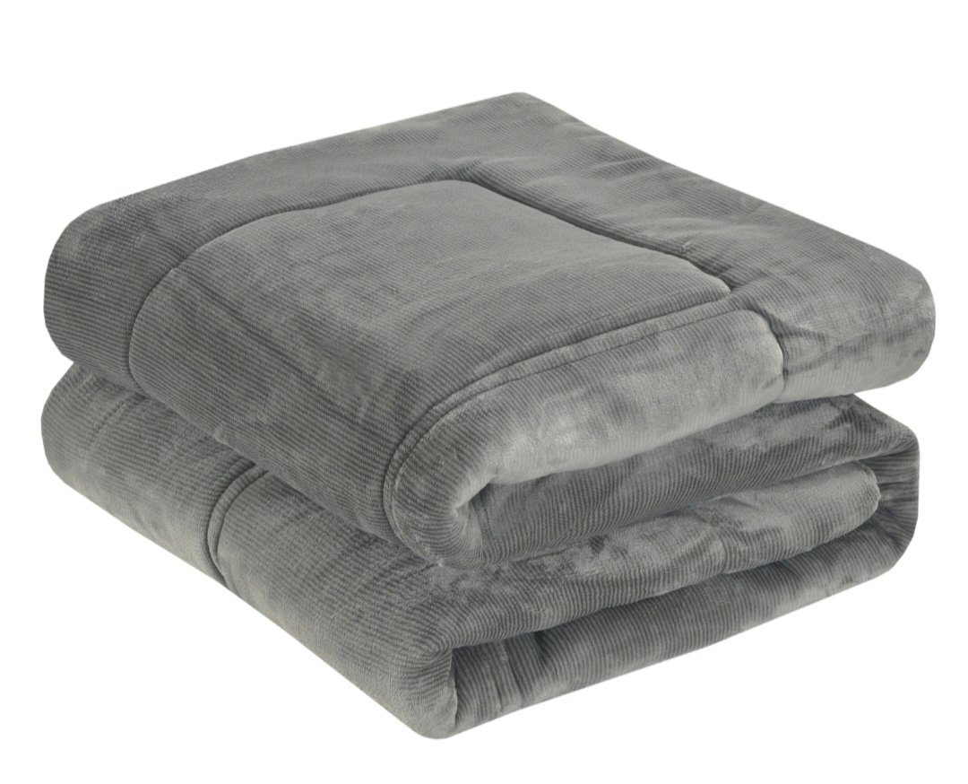 LIOLIOS HOME ΚΟΥΒΕΡΤΟΠΑΠΛΩΜΑ ΜΟΝΟ NAPOLI GREY - Image 2