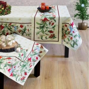 ΤΡΑΠΕΖΟΜΑΝΤΗΛΟ ΣΤΟΦΑΣ 140×180cm ILISHOME  FIORE