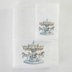 BOREA ΣΕΤ ΠΕΤΣΕΤΕΣ 2ΤΜΧ CAROUSEL ΛΕΥΚΟ/ΣΙΕΛ