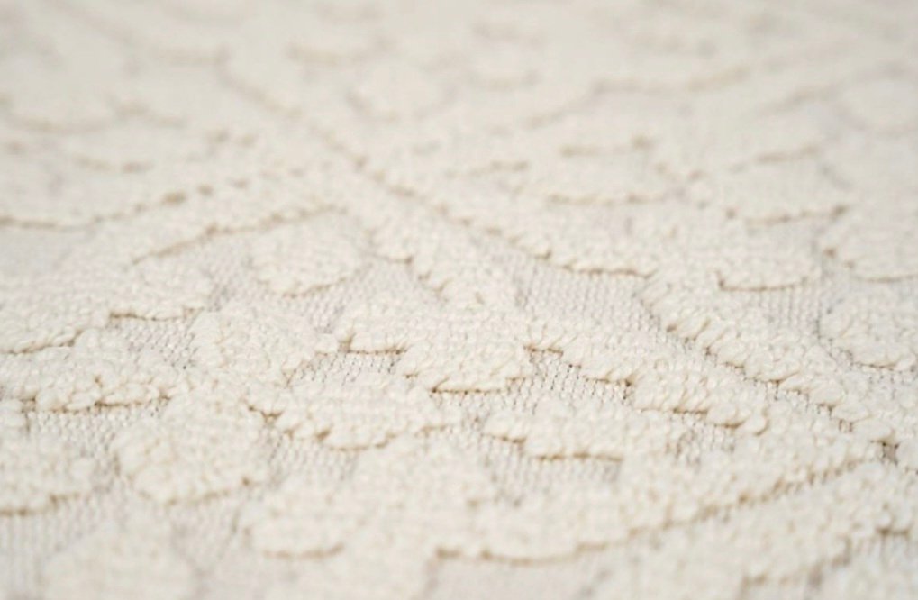 Sdim Πατάκι Μπάνιου με Μικροΐνες & Αντιολισθητικό Υπόστρωμα Venere 002 White 50x90εκ. - Image 4