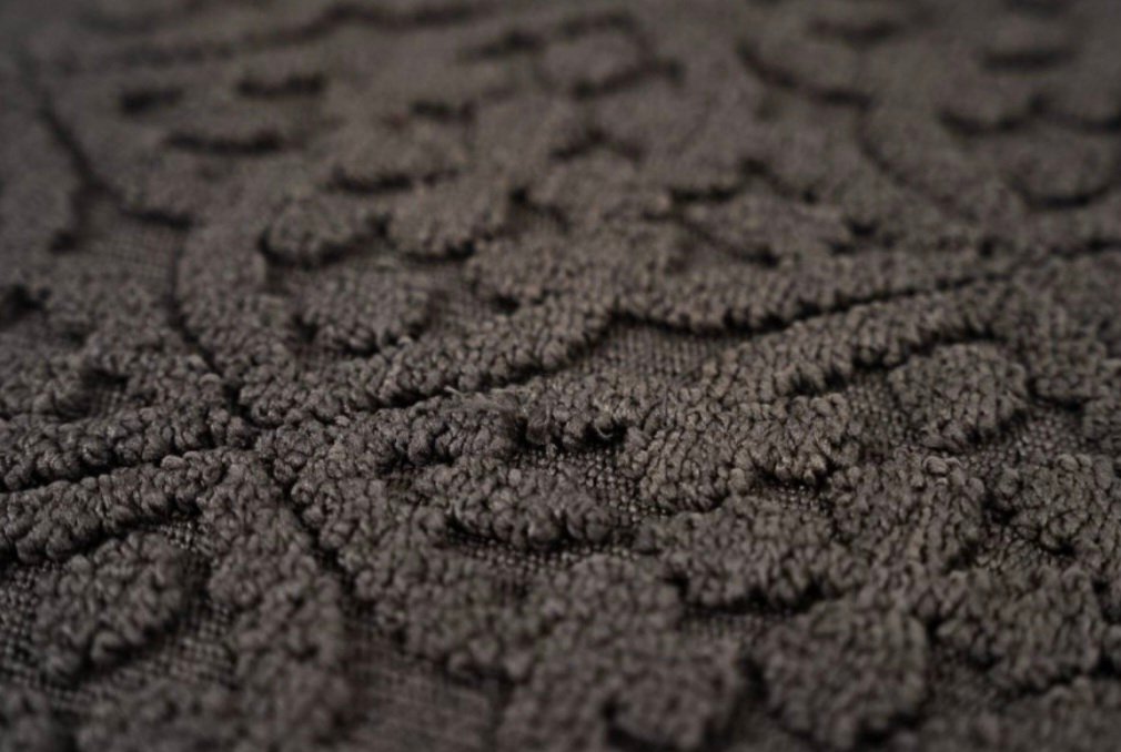 Sdim Πατάκι Μπάνιου με Μικροΐνες & Αντιολισθητικό Υπόστρωμα Venere 001 Dark Grey 50x90εκ. - Image 5