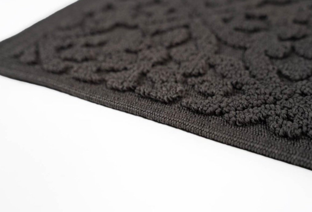Sdim Πατάκι Μπάνιου με Μικροΐνες & Αντιολισθητικό Υπόστρωμα Venere 001 Dark Grey 50x90εκ. - Image 6
