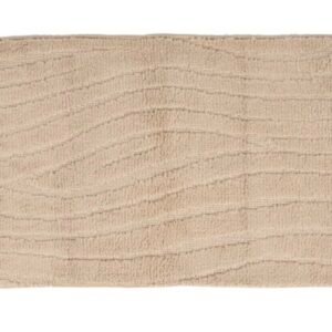 Sdim Πατάκι Μπάνιου με Μικροΐνες & Αντιολισθητικό Υπόστρωμα Tropic Beige 50x100εκ