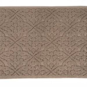 Sdim Πατάκι Μπάνιου με Μικροΐνες & Αντιολισθητικό Υπόστρωμα Venere 004 Beige 50x90εκ.