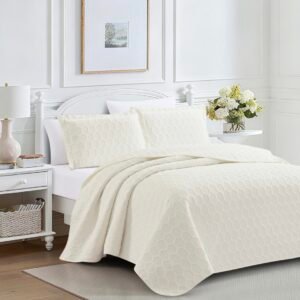 LIOLIOS HOME ΚΟΥΒΕΡΛΙ ΥΠΕΡΔΙΠΛΟ GLENDA CREAM