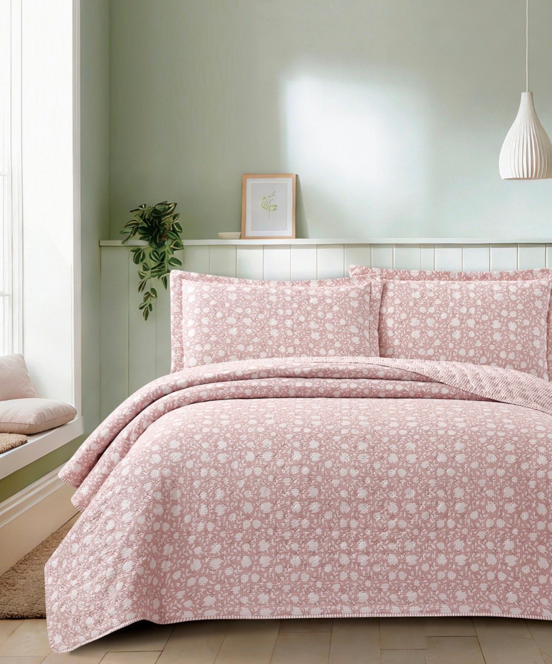 LIOLIOS HOME ΚΟΥΒΕΡΛΙ ΥΠΕΡΔΙΠΛΟ VERONICA PINK