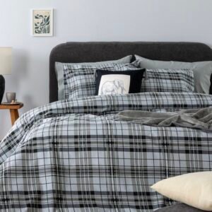 PALAMAIKI HOME ΣΕΤ ΣΕΝΤΟΝΙΑ ΥΠΕΡΔΙΠΛΑ FLANNEL ΜΕ ΛΑΣΤΙΧΟ FB0249
