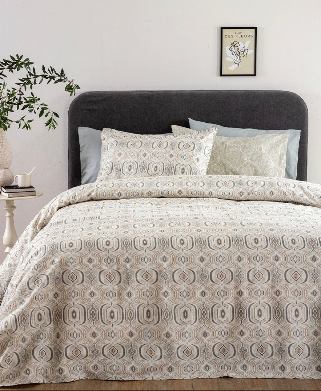 PALAMAIKI HOME ΣΕΤ ΣΕΝΤΟΝΙΑ ΥΠΕΡΔΙΠΛΑ FLANNEL ΜΕ ΛΑΣΤΙΧΟ FB0252
